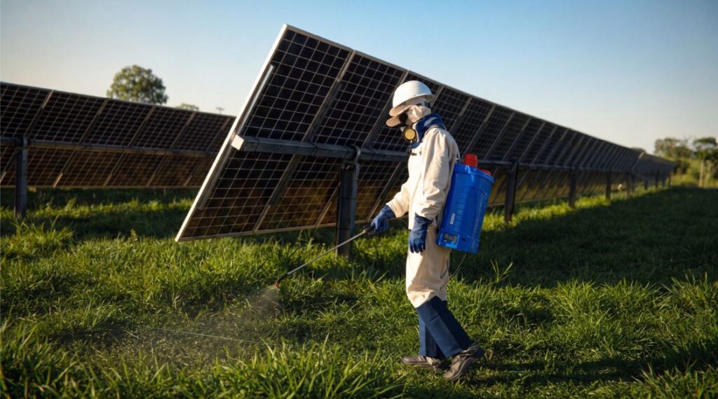 limpeza de usinas solares